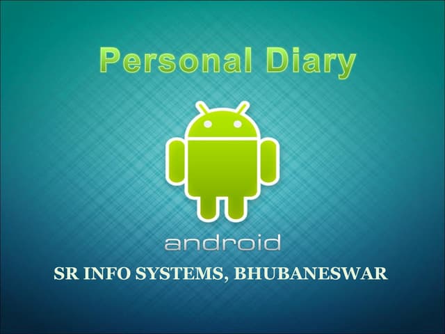 Srand010 personal diary