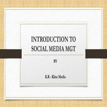 SRA SM MGT Class 1 - Introduction to SM.pptx