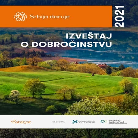 Srbija Daruje 2021 - izveštaj o stanju filantropije