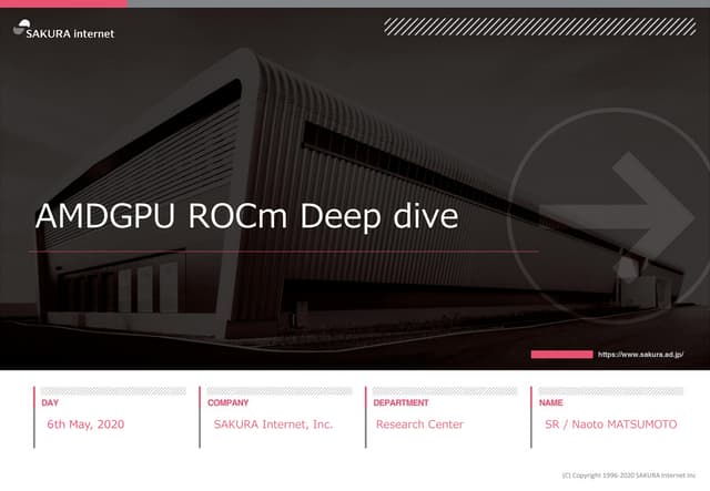 AMDGPU ROCm Deep dive