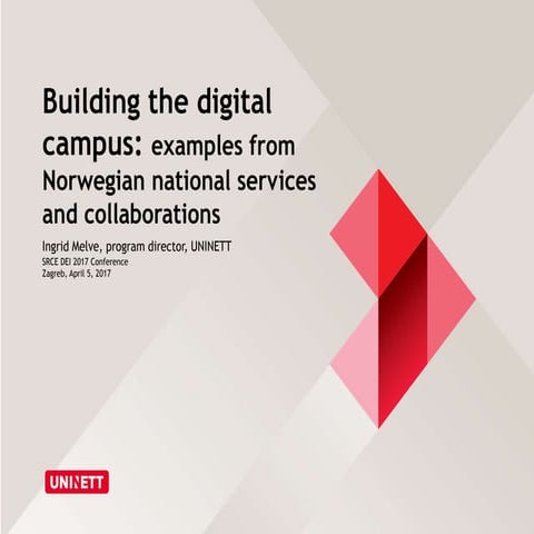 Building the digital campus: examples from Norway