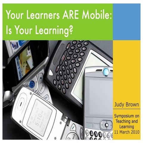 Your Learners ARE Mobile. Is Your Learning?