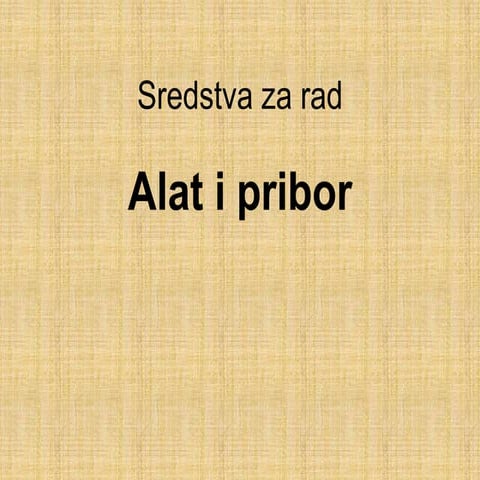 Sredstva za rad