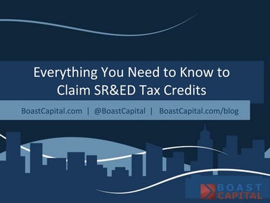 Everything You Need to Know to Claim SR&ED Tax Credits
