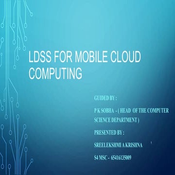LDSS for mobile cloud  