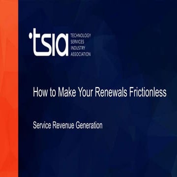 How to Make Your Renewals Frictionless