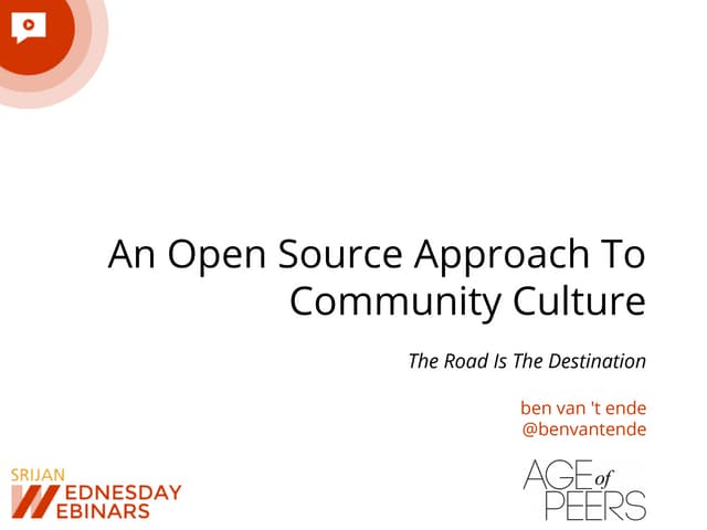 [Srijan Wednesday Webinars] InnerSource: An Open Source Approach to Community...
