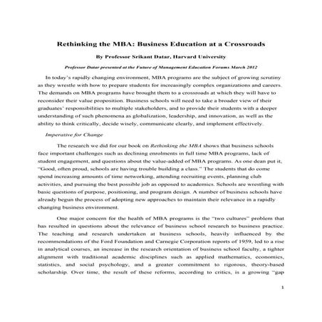 Srikant datar future_of_management_education_2012