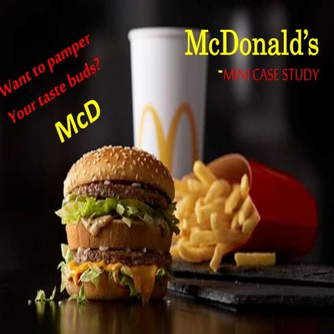Srikari- McDonald's case study