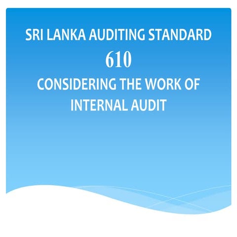 Sri lanka auditing standard