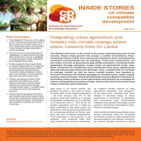 Integrating urban agriculture and forestry into climate change action plans –...