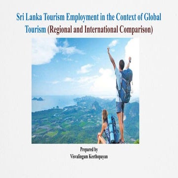 Sri lanka tourism employment in the context of global tourism (regional and international comparison)