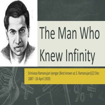 Srinivasa Ramanujan