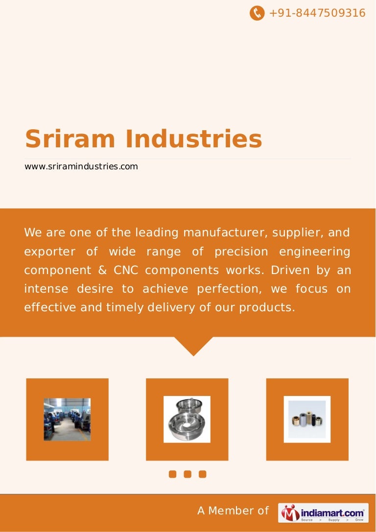 Sri Ram Industries, Chennai, Industrial Components