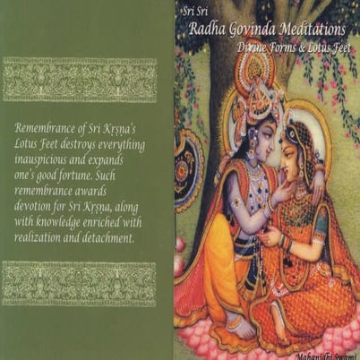 Sri Sri Radha-Govinda Meditations a PDF Doc