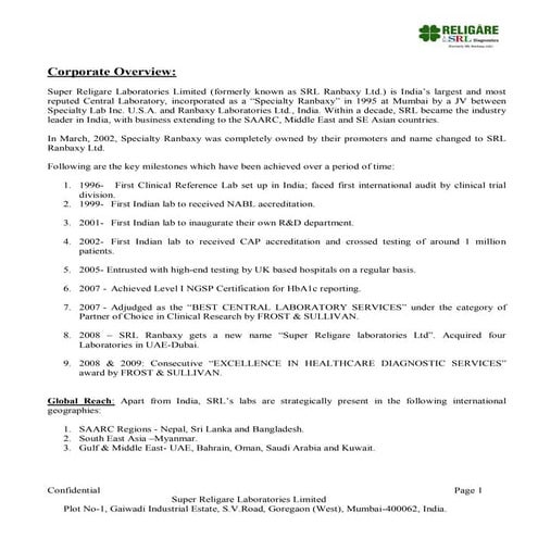 Srl | PDF