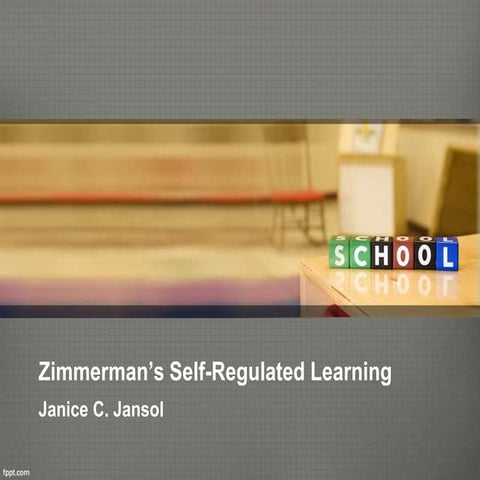 Zimmerman's Self-Regulated Learning