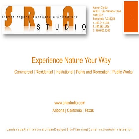 SRLA Studio Portfolio
