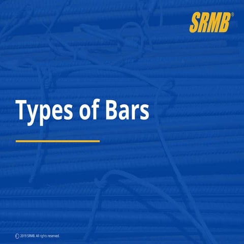 Types of TMT bars.