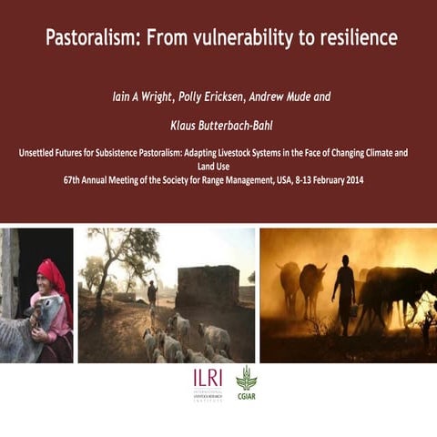 Pastoralism: From vulnerability to resilience
