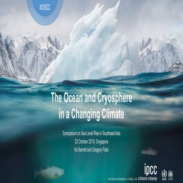 The Ocean and Cryosphere in a Changing Climate