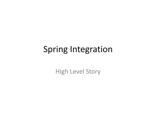 Srping integration
