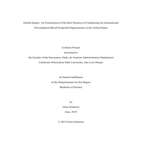 Example planned giving and donation programs resource list | PDF