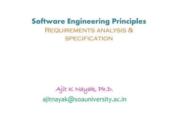 Functional-Requirements in Software Requirement Engineering | PPT