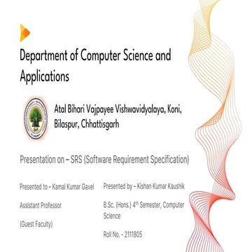Software Requirement Specification