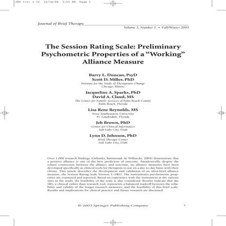 Session Rating Scale (SRS)