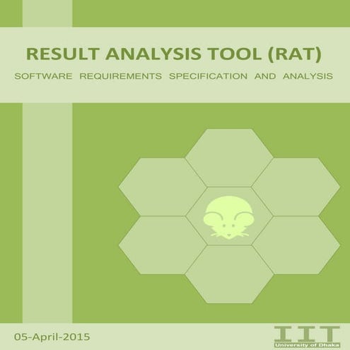 Software Requirement Specification (SRS) on Result Analysis Tool
