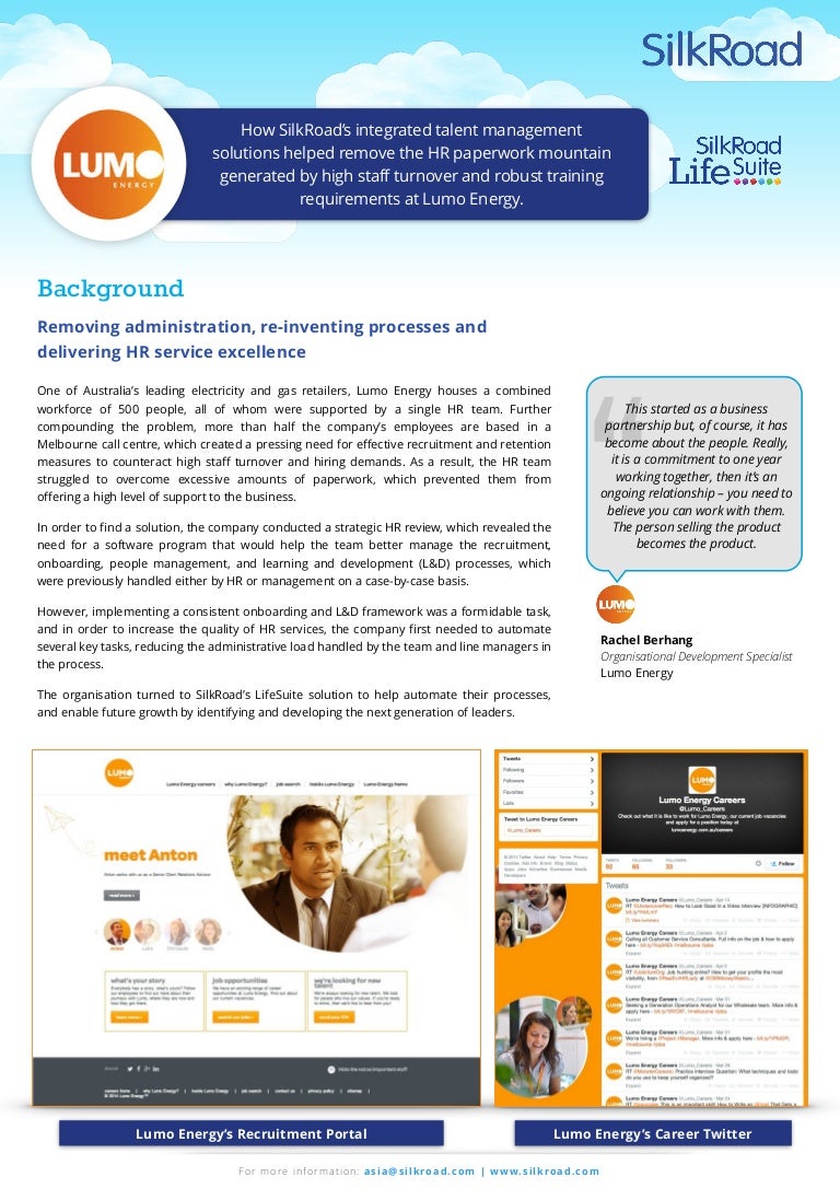 Case Study Lumo Energy