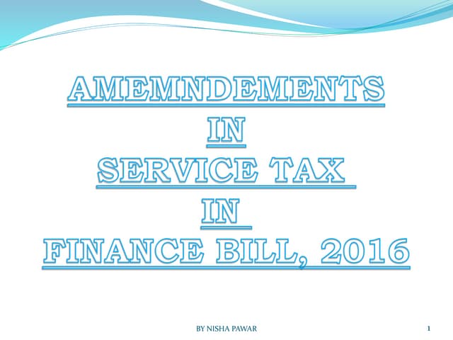 Service tax