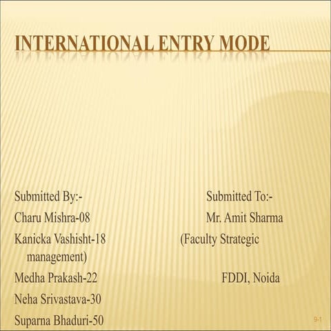 Strategic Management