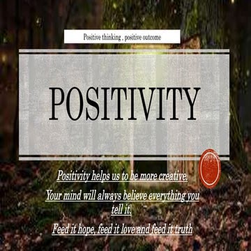 POSITIVITY | PPTX
