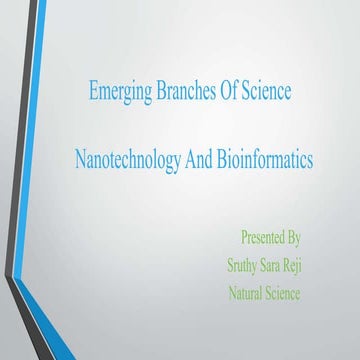 Emerging Branches Of Science