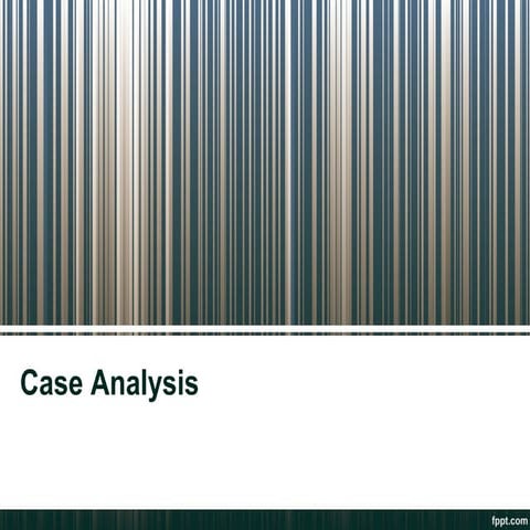 Case Analysis of Sullivan Auto World