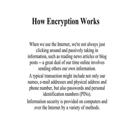 encryption