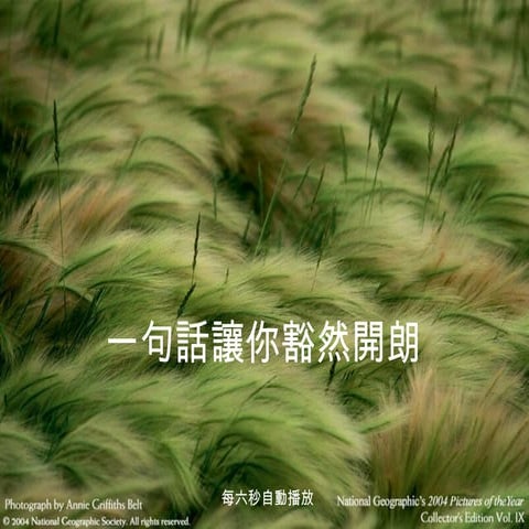 一句話讓我豁然開朗