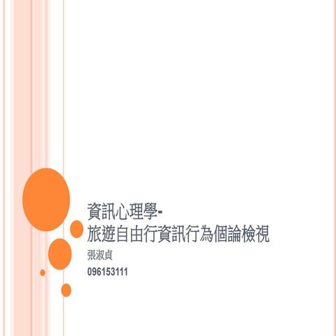 資訊行為報告 淑貞