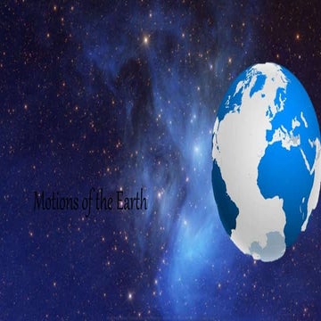 Grade 6 Ncert chapter 3 Motions of the Earth