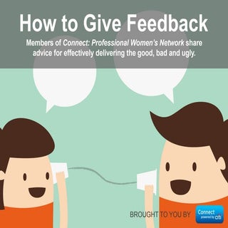 How to Give Feedback