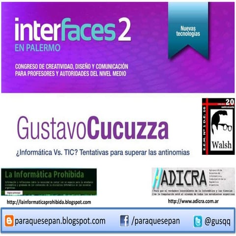 Informática vs TIC - Interfaces2 - UP