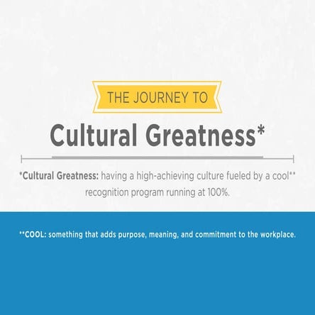 The Journey to Cultural Greatness