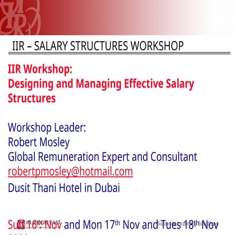 SS-WORKSHOP-SALARY-STRUCTURES . Comp&ben