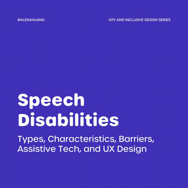 Speech Disabilities PDF