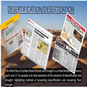 Desertification
