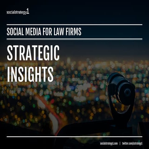 Social Media for Law Firms 