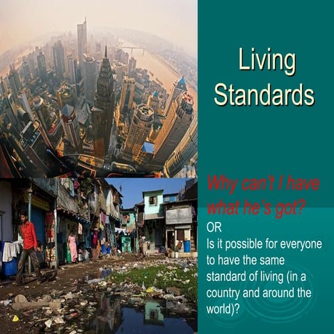 Ss 11 chap 12 living standards