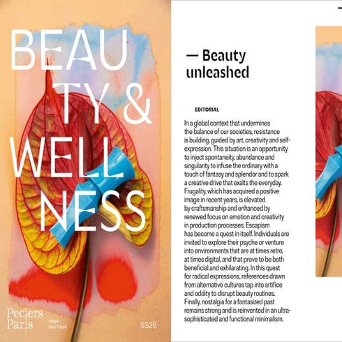 SS26 Beauty & Wellness Trends Book Peclers Paris